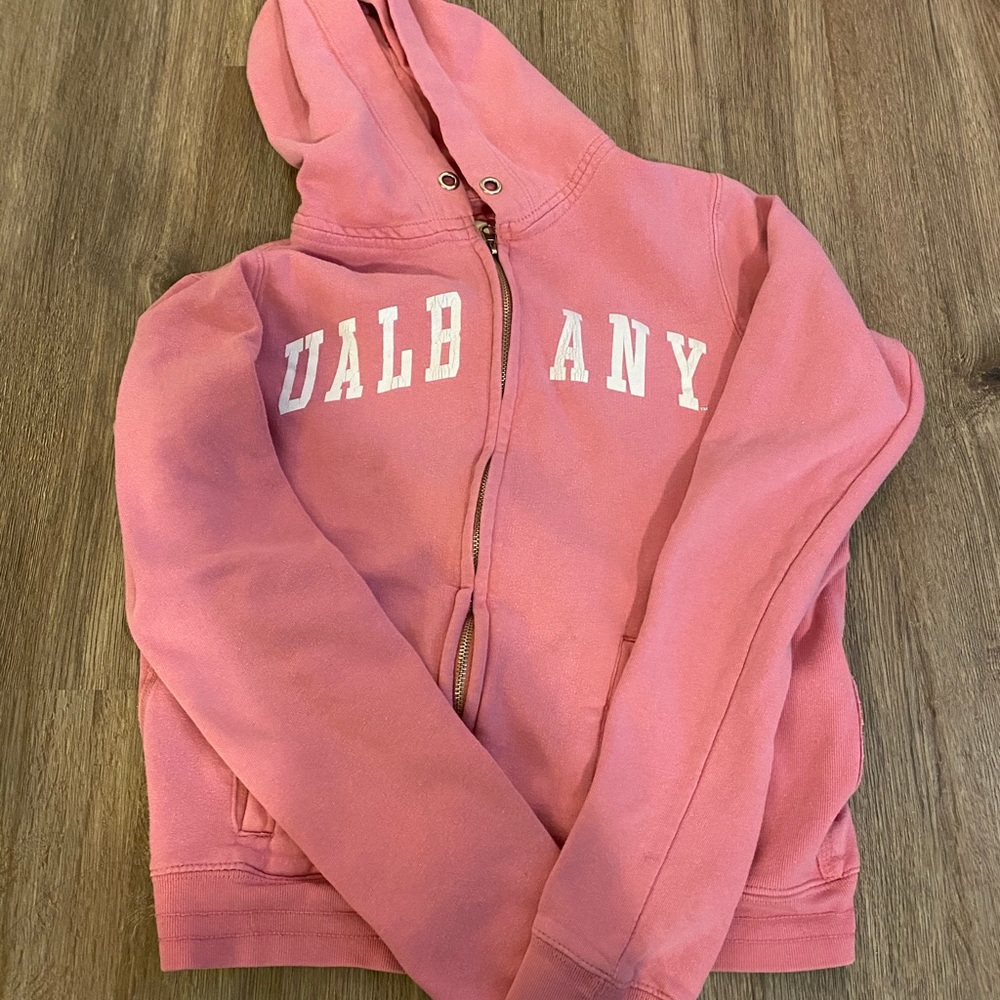 LIGHT PINK ZIP UP